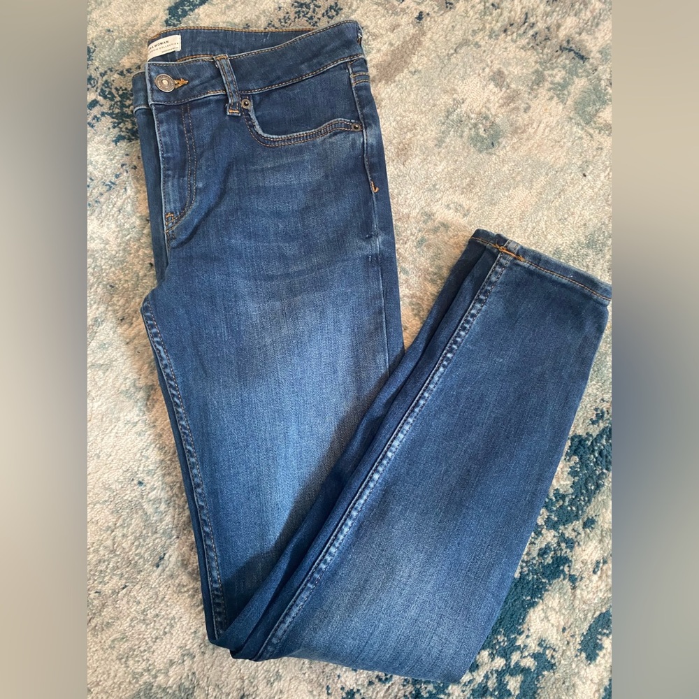 Zara High Waisted Skinny Jeans